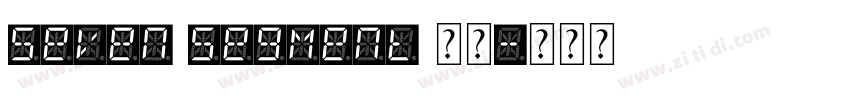 Seven Segment 系列字体转换
